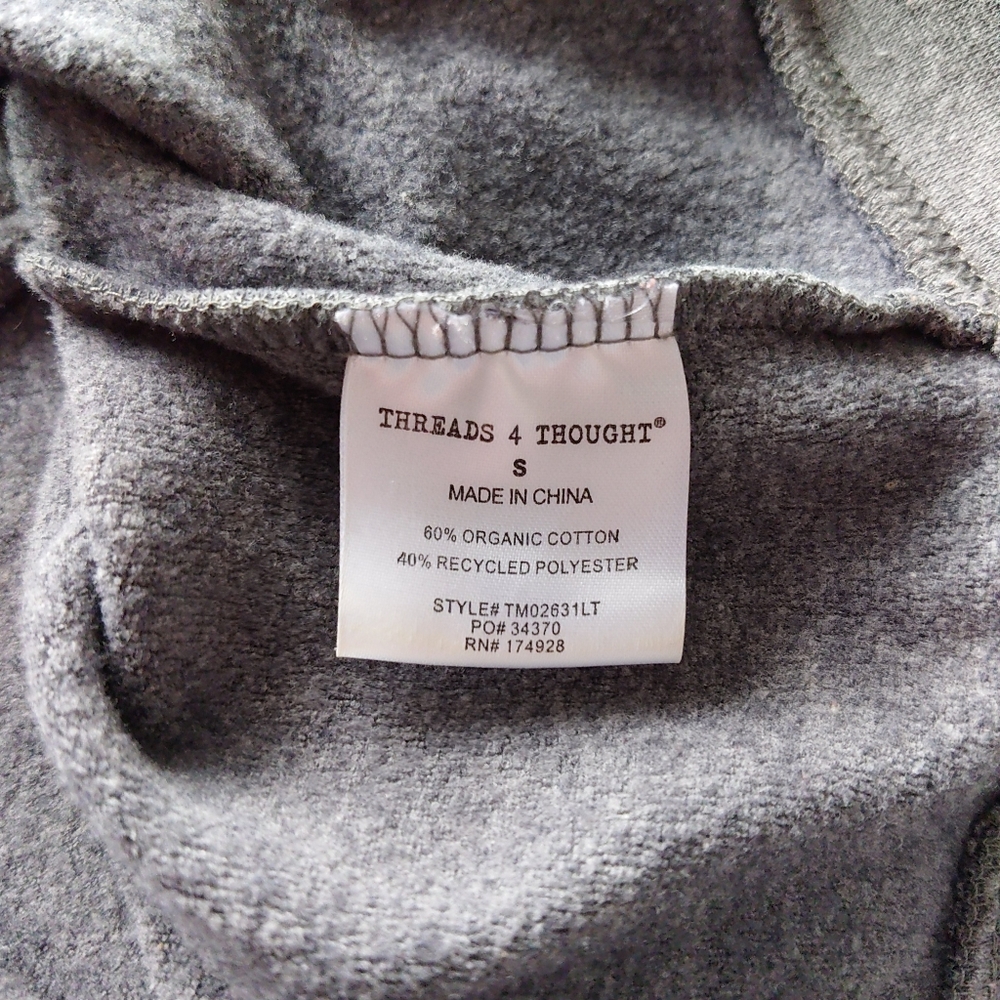 Threads 4 Thought Raglan Colorblock Full Zip Hooded Fleece Jacket - Picture 7 of 7